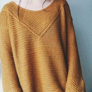Ochre h&m knit sweater | size s